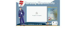 Desktop Screenshot of farooqgarments.com